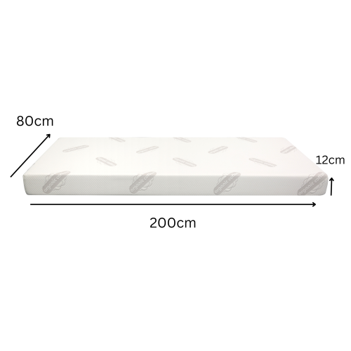 IKEA UTAKER Stackable Bed and 2 Memory Foam Mattresses Combo, 80x200cm