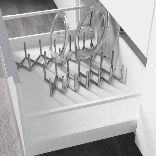 IKEA VARIERA Pot Lid Organiser holder Stainless Steel