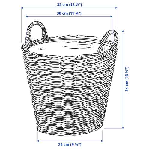 IKEA FLODBJORK Plant Pot, 24cm, In/Outdoor