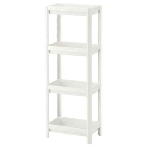 IKEA VESKEN Shelf Unit 23x100cm White