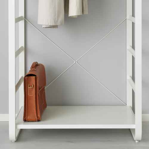 IKEA ELVARLI wardrobe combination white 84x55x216 cm