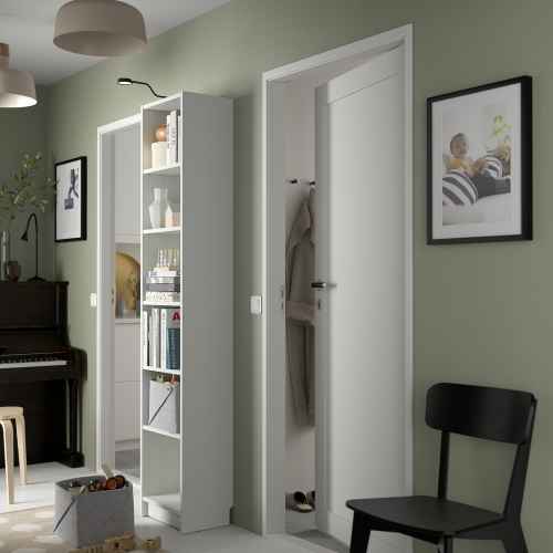 IKEA BILLY Bookcase, 40x28x202cm, White