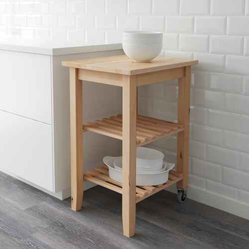 IKEA BEKVAM Kitchen Trolley 58x50cm Birch