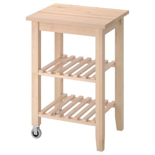 IKEA BEKVAM Kitchen Trolley 58x50cm Birch