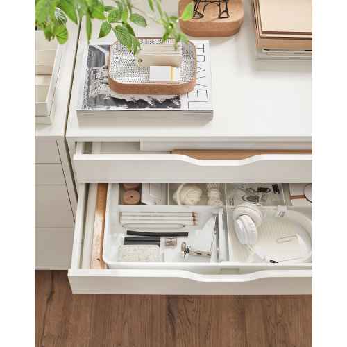 IKEA ALEX Drawer Unit on Castors 67x66cm, White