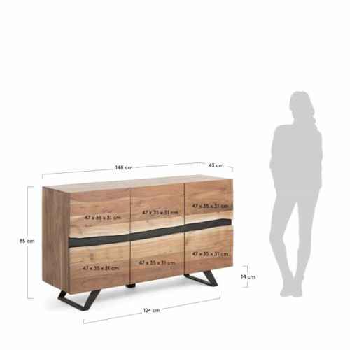 Kave Home IRVIN Solid Wood Sideboard