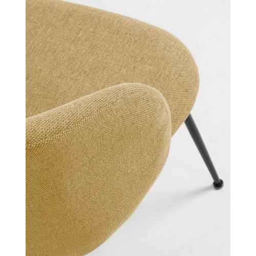 Kave Home Minna chair, Mustard, Set of 2