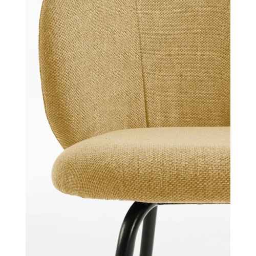 Kave Home Minna chair, Mustard, Set of 2