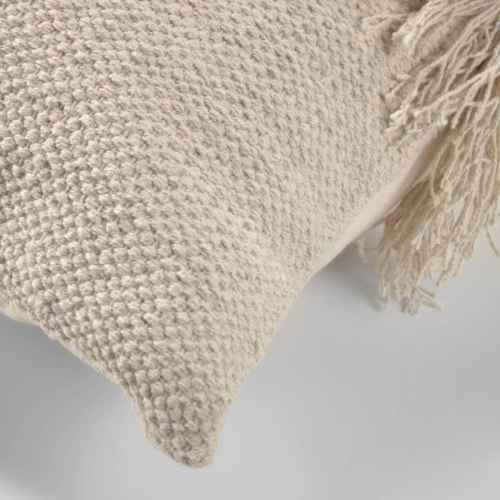 Kave Home Paulin cushion cover, 45 x 45 cm, Beige