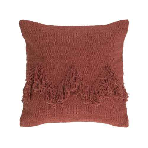 Kave Home Paulin Cushion with Inner, 45 x 45 cm, Maroon