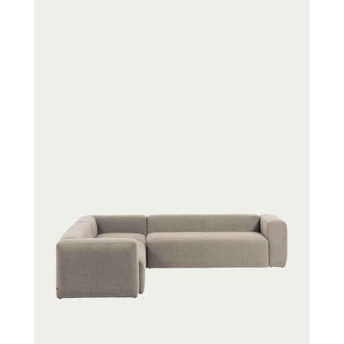 Kave Home Blok 6-Seat Corner Sofa, Beige