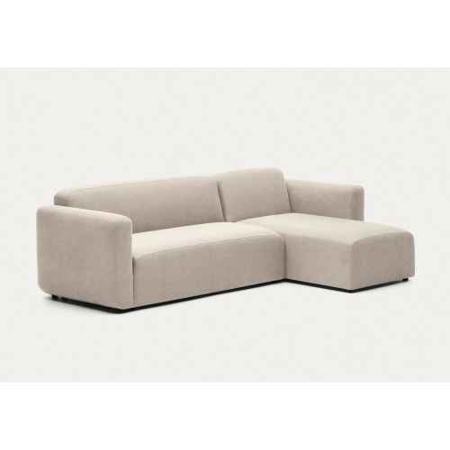 Kave Home Neom 3-Seat Modular Sofa with Chaise, Beige