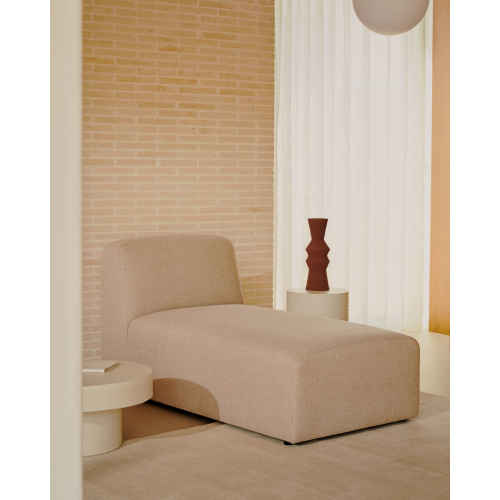 Kave Home Neom Modular Chaise Sofa, Beige