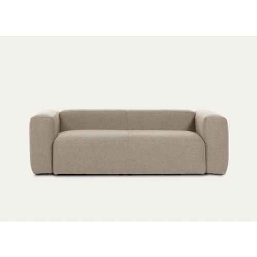 Kave Home Blok 3-Seat Sofa, Beige