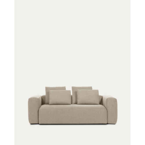 Kave Home Blok 3-Seat Sofa, Beige