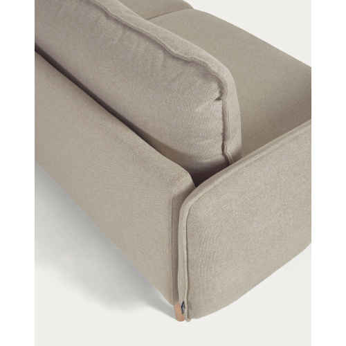 Kave Home Carlota 3-Seat Sofa, Beige