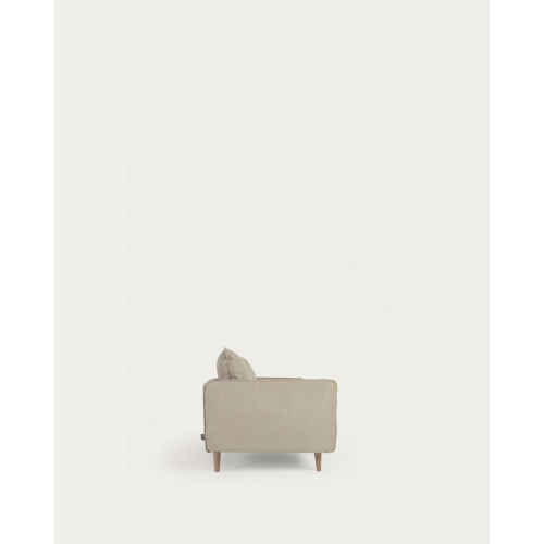 Kave Home Carlota 3-Seat Sofa, Beige