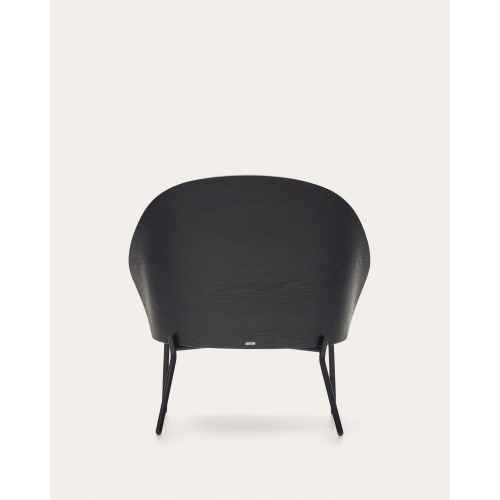 Kave Home EAMY Armchair, Grey & Black