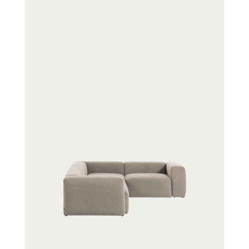 Kave Home Blok 3-Seat Corner Sofa, Beige