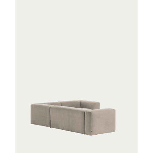 Kave Home Blok 3-Seat Corner Sofa, Beige