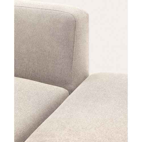 Kave Home Neom Armchair with Ottoman, Beige