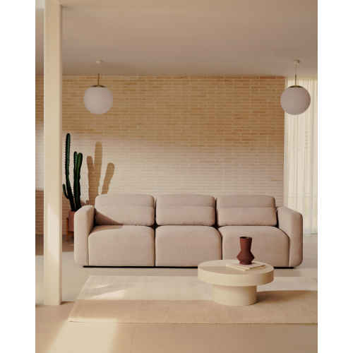 Kave Home Neom 3-Seat Modular Sofa, Beige