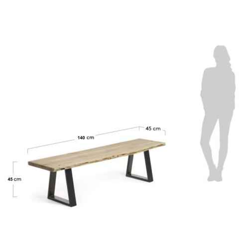 Kave Home ALAIA Bench, 140cm