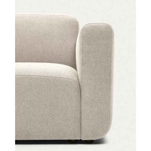 Kave Home Neom Armchair, 113cm, Beige