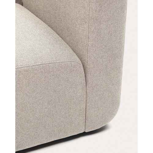 Kave Home Neom Armchair, 113cm, Beige