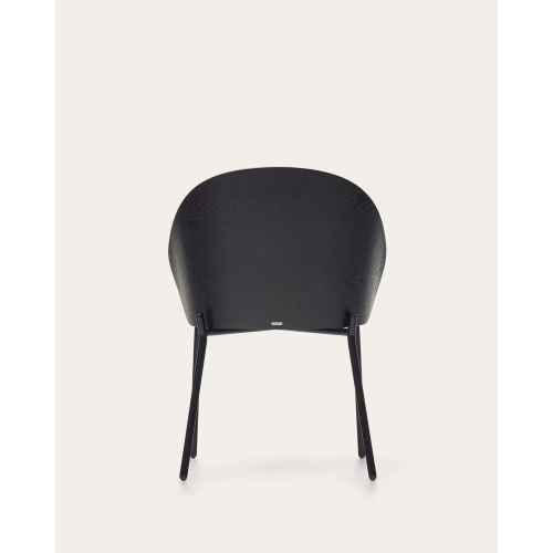 Kave Home Eamy Dining Chair, Grey & Black