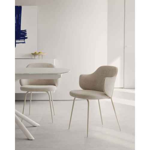 Kave Home Yunia Dining Chair, Beige