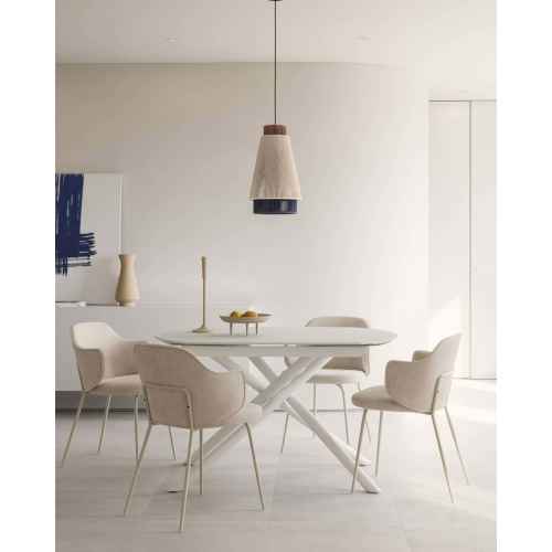 Kave Home Yunia Dining Chair, Beige