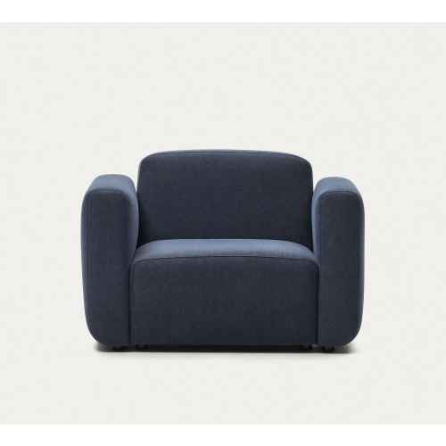 Kave Home Neom Armchair, 113cm, Blue