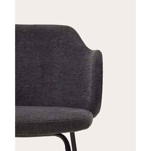 Kave Home Yunia Dining Chair, Dark Grey