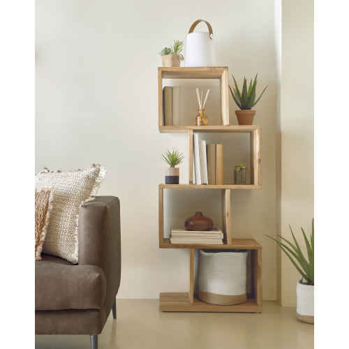 Kave Home ARUNDAL Solid Wood Bookshelf