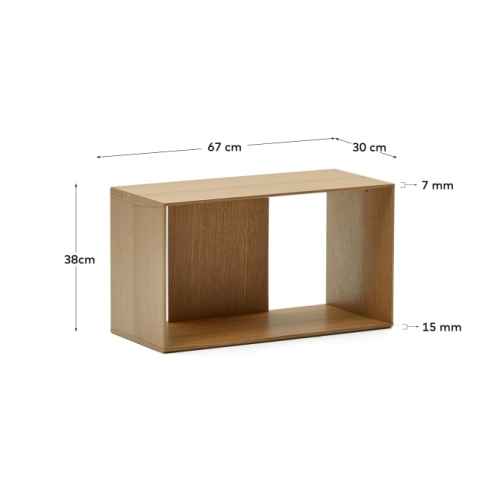 Kave Home LITTO Bookshelf, 67x38cm