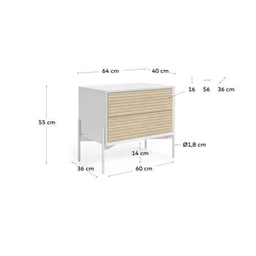 Kave Home MARIELLE Bedside Table