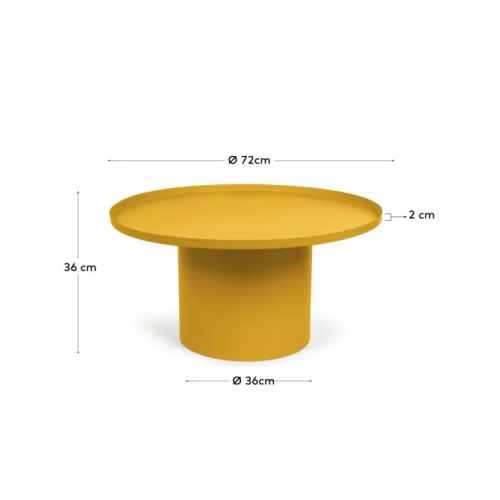 Kave Home Fleksa Metal Coffee Table