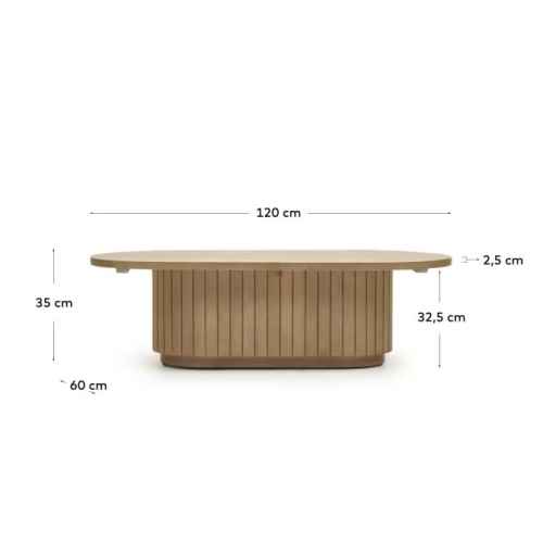 Kave Home Licia Coffee Table, 120cm