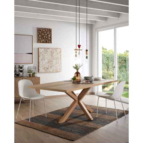 Kave Home ARGO Dining Table, Natural, 1.8m