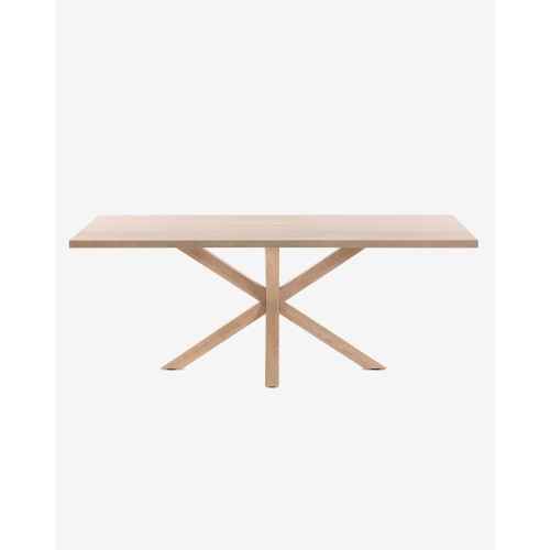 Kave Home ARGO Dining Table, Natural, 1.8m