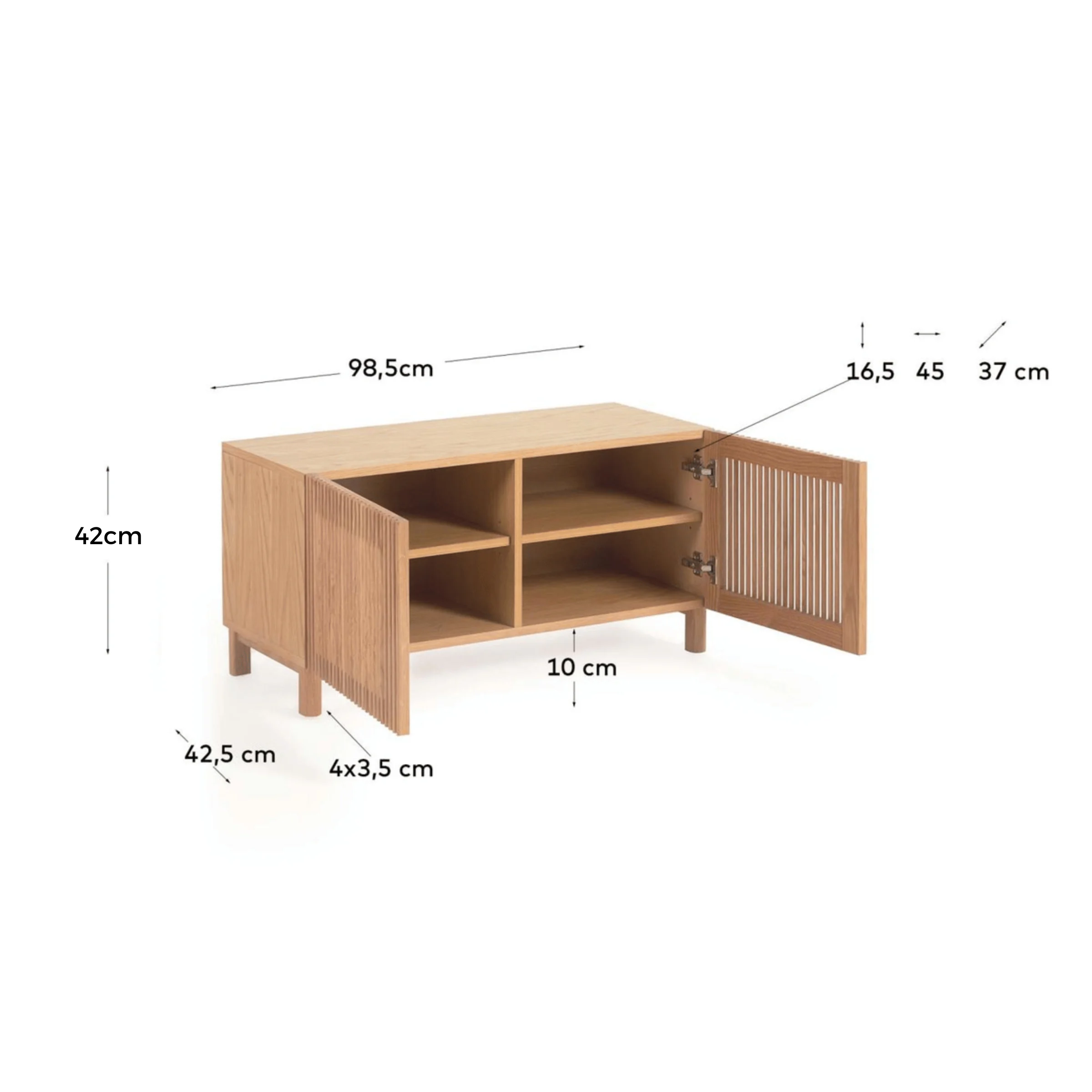 Kave Home Beyla Sideboard, 99cm