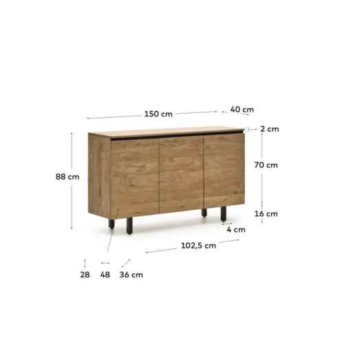 Kave Home UXUE Sideboard, 150cm