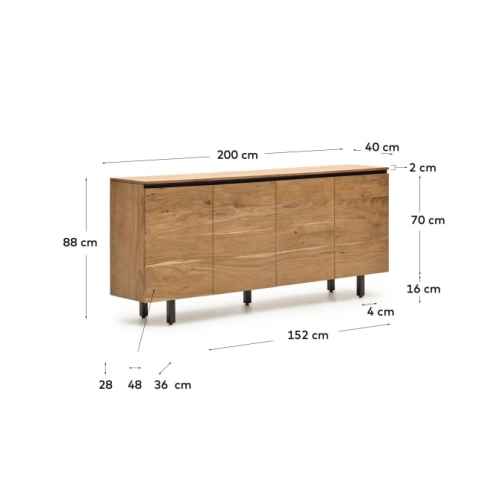 Kave Home Uxue Sideboard, 200cm