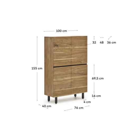 Kave Home UXUE Sideboard, 100x155cm