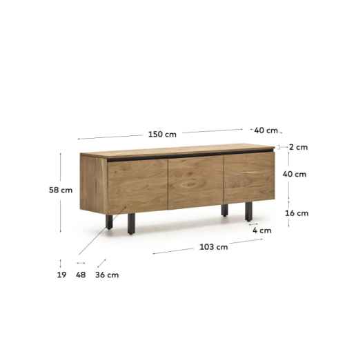 Kave Home UXUE TV Cabinet, 150cm