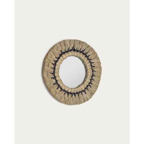 Kave Home Akila Woven Accent Mirror