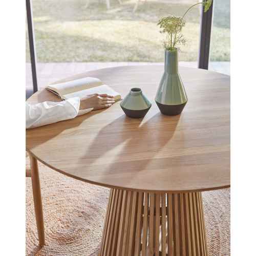 Kave Home Jeanette Solidwood Dining Table, Natural