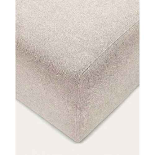 Kave Home Neom Ottoman, Beige, 75x65x40