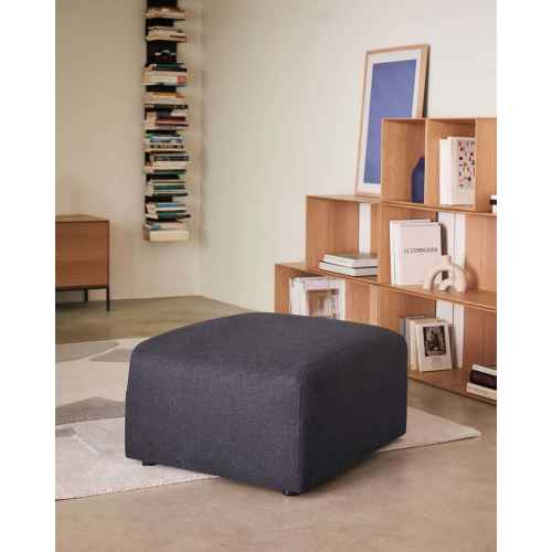 Kave Home Neom Ottoman, Blue, 75x65x40